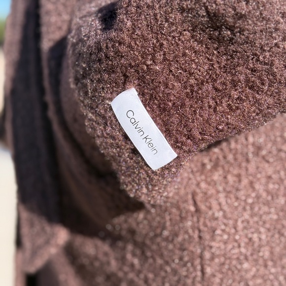 Warm, brown coat from Calvin Klein. Size s (I would say more small/medium) - Picture 7 of 11